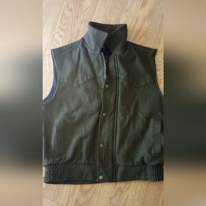 Roper Full Zip Vest 100% Wool